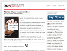 Tablet Screenshot of michaelwayneinvestment.com